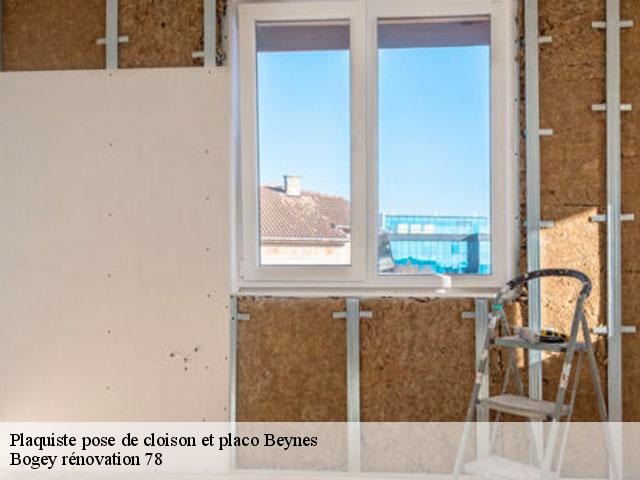 Plaquiste pose de cloison et placo  beynes-78650 Bogey rénovation 78