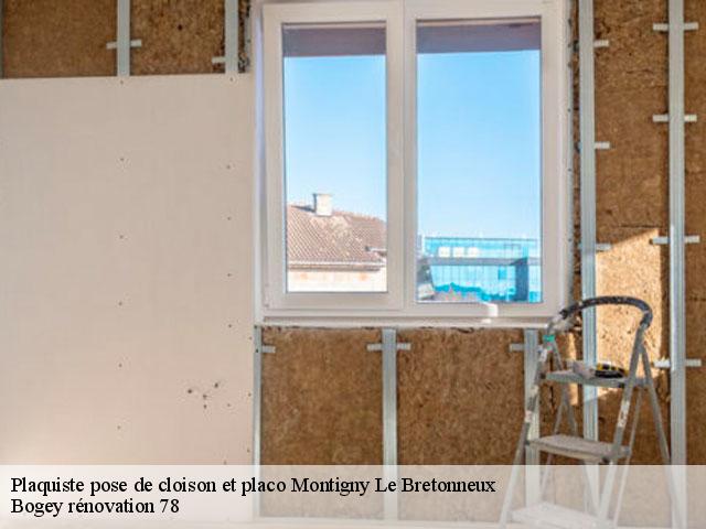 Plaquiste pose de cloison et placo  montigny-le-bretonneux-78180 Bogey rénovation 78